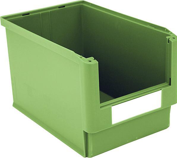 Actual product image Bito open fronted storage bin, LxWxH 500 x 313 x 300 mm, pack of 4, green.