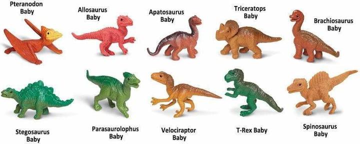 Actual product image Safari Toob Dino Babies
