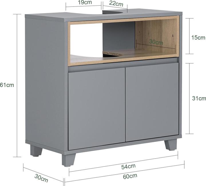 Produktbild SoBuy Camden (60 x 61 x 30 cm)