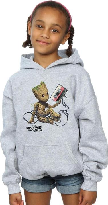 Actual product image Girls Guardians Of The Galaxy Groot Tape Hoodie (152, 158)
