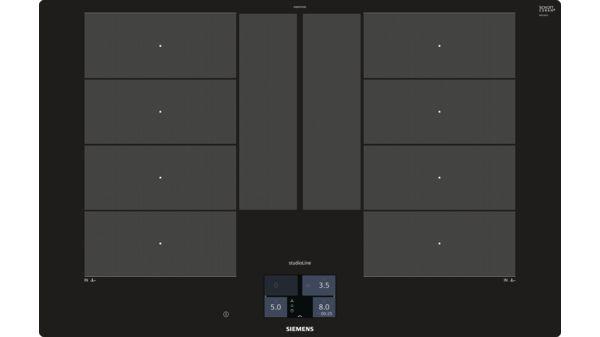 Produktbild Siemens studioLine EX807KYX5E iQ700 In­duk­ti­ons­koch­feld 80 cm autark