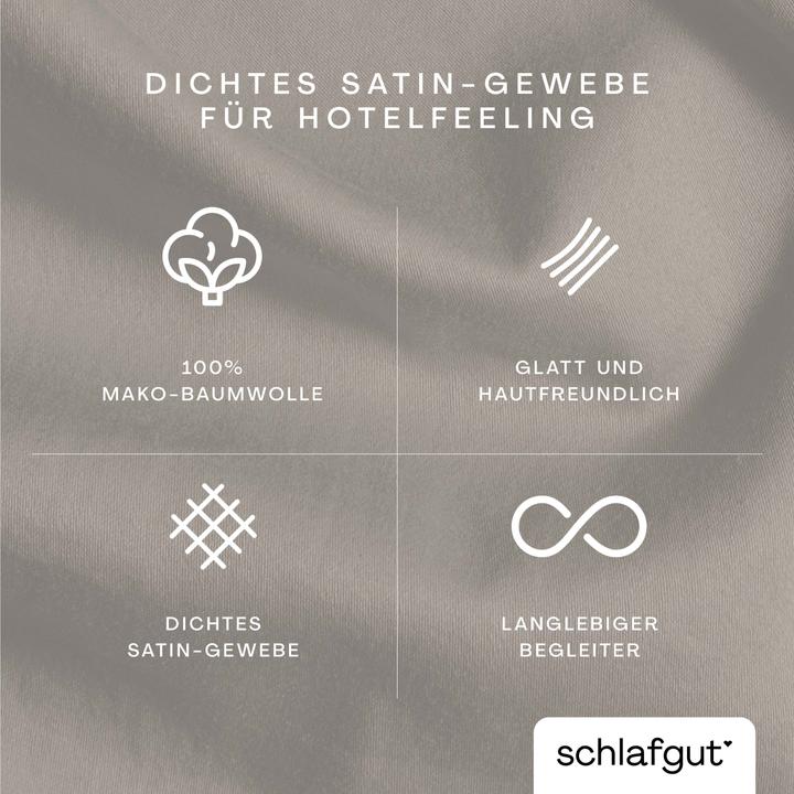 Actual product image schlafgut Woven Satin (Duvet cover, 60 x 80 cm)