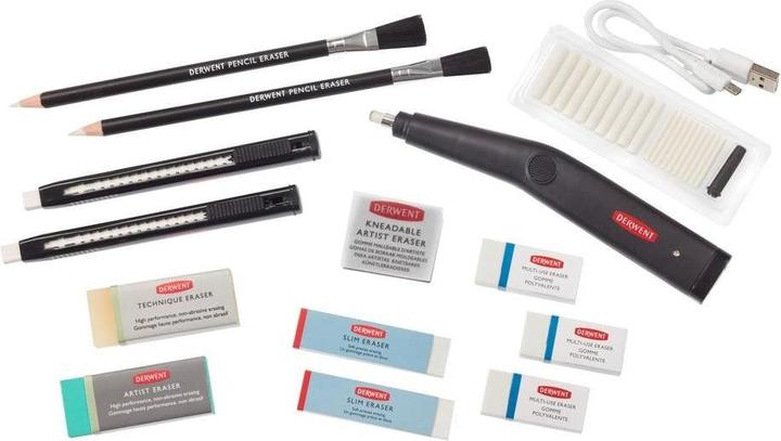 Actual product image Derwent USB rechargeable eraser