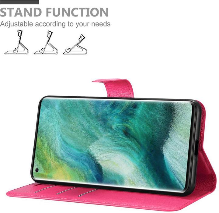 Produktbild Cadorabo Book mit Standfunktion Cover (Oppo Find X2 Pro)