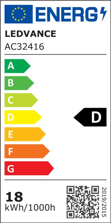 Energie-Label Osram Led Superstar Classic A (E27, 18 W, 2452 lm, 1 x, D)