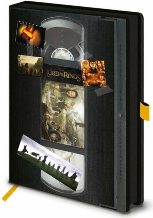 Produktbild Lord of the rings Notizbuch Vhs (Liniert)