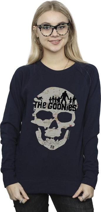 Actual product image Universal Textiles Womens/Ladies Map Skull Sweatshirt (XXL)