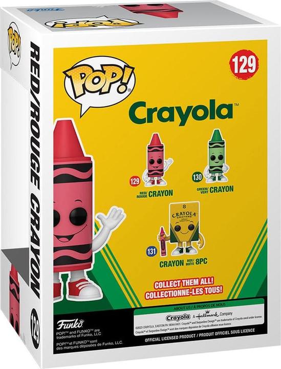 Image du produit Funko Crayola POP! figurine vinyle Red Crayon 9 cm