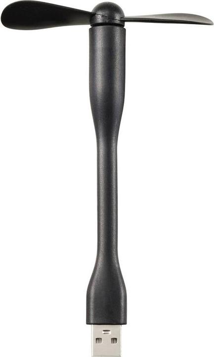 Produktbild Renkforce RF-USBF-101-BK USB-Ventilator Schwenkbar (B x H x T) 141 x 85 x 21 m