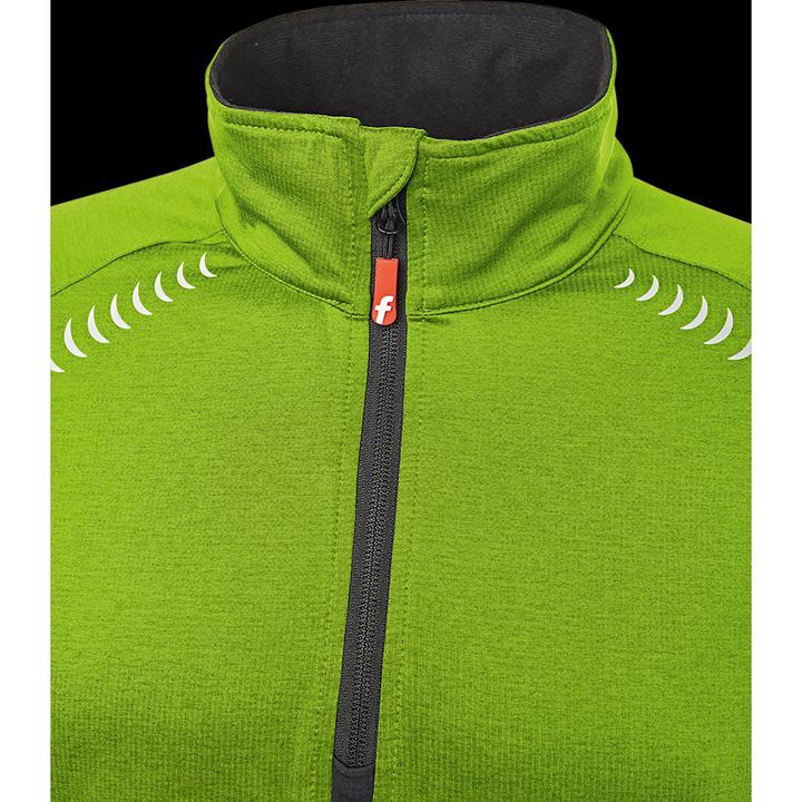 Produktbild Magni Tech-Fleecepullover lime/schwarz meliert Gr. M Fortis Elements (M)
