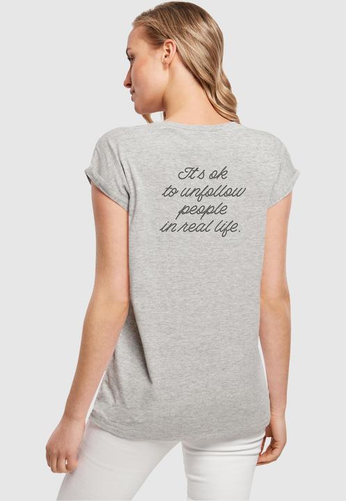Produktbild Merchcode Ladies Heartbreak Extended Shoulder Tee - 111575 (S)