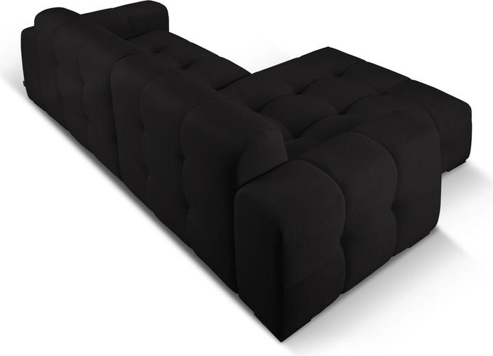 Actual product image Micadoni Velvet Left Corner Sofa, "Kendal", 4 Seats, 256x173x79Made in Europe (Corner sofa)