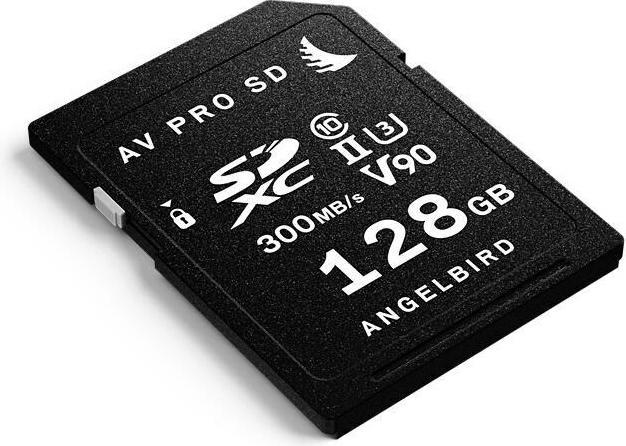 Actual product image Angelbird AV PRO V90 (128 GB, SDXC, U3, UHS-II)
