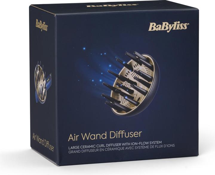 Actual product image BaByliss Ba​Byliss Haarpflege-Zubehör ACAS6550DIF Diffusor schwarz/​gold