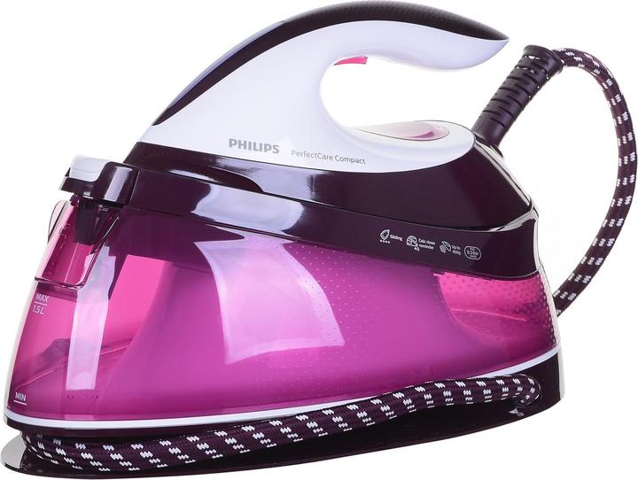 Immagine prodotto Philips GC7842/40 Stazione da stiro a vapore SteamGlide Plus Sole Purple (2400 W, 400 g/min)