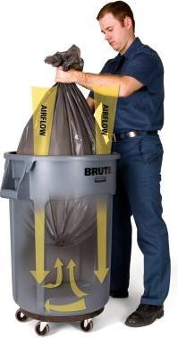 Immagine prodotto Rubbermaid BRUTE Container w/ Venting 166.5L (167 l)