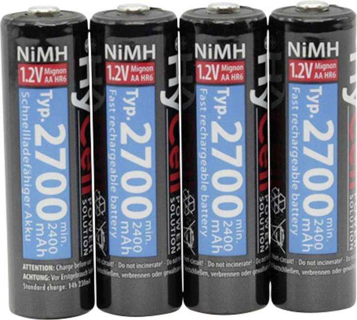 Produktbild HyCell AA (4 Stk., AA, 2700 mAh)
