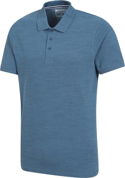 Actual product image Mountain Warehouse Mens Dawnay Textured Pique Polo Shirt (3XL)