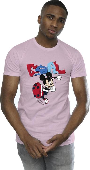 Immagine prodotto Disney Mickey Mouse Goal Striker Pose Maglietta Uomo (L)