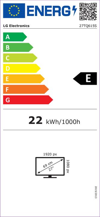 Energie-Label LG 27TQ615S-WZ (1920 x 1080 Pixel, 27")