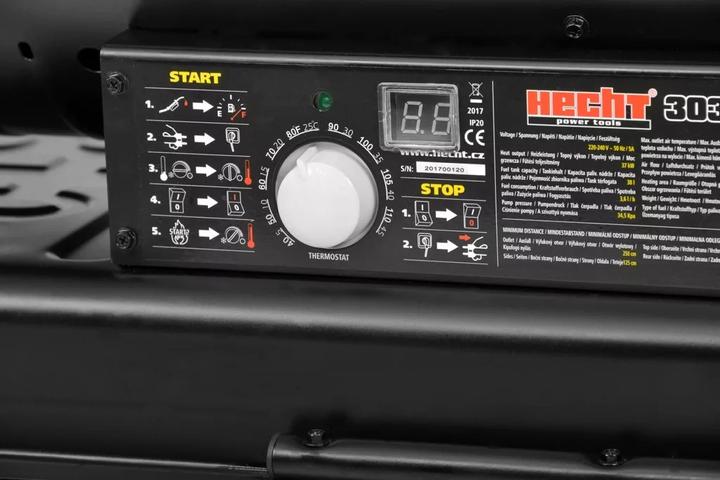 Immagine prodotto Hecht 3038 Cannone di riscaldamento diesel 37 kW (37000 W)
