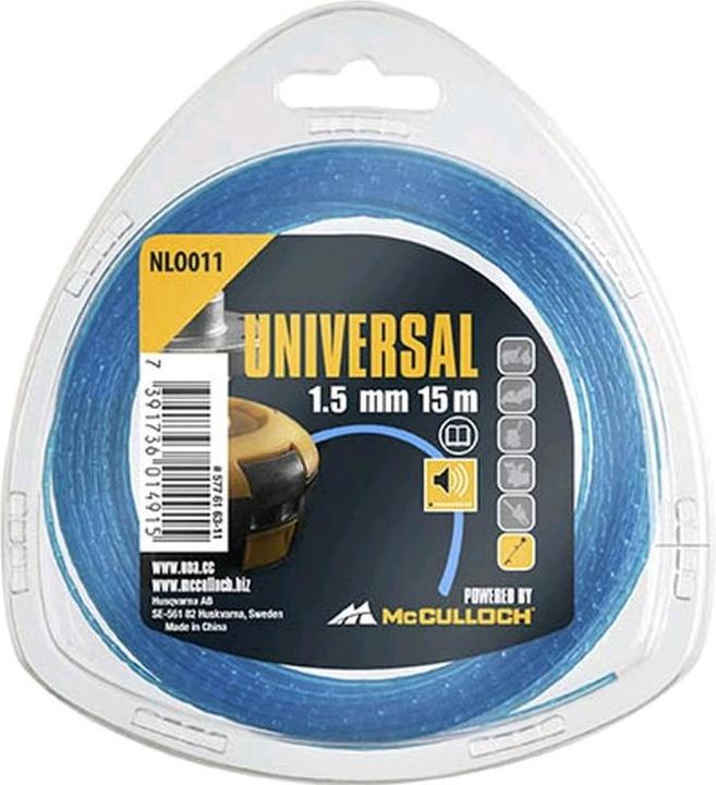 Immagine prodotto McCulloch Nlo011 (Pioniere delle erbacce, Lenza per tagliabordi + rocchetto di lenza)