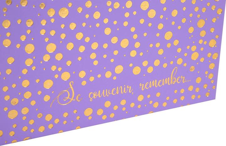 Produktbild Exacompta Fotoalbum Plum, 250 x 250 mm, violett / gold (25 x 25 cm)