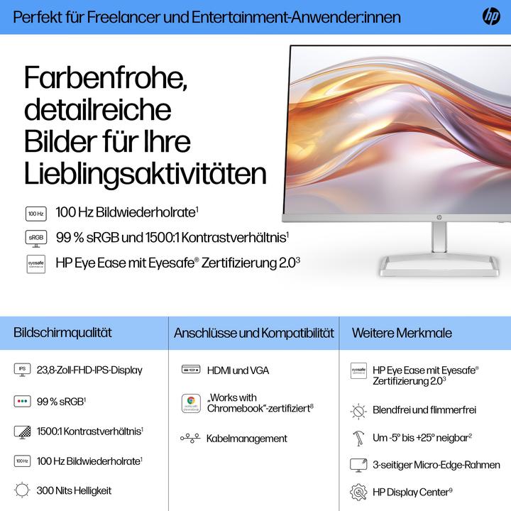Productafbeelding HP Serie 5 524sf (1920 x 1080 Pixels, 24")