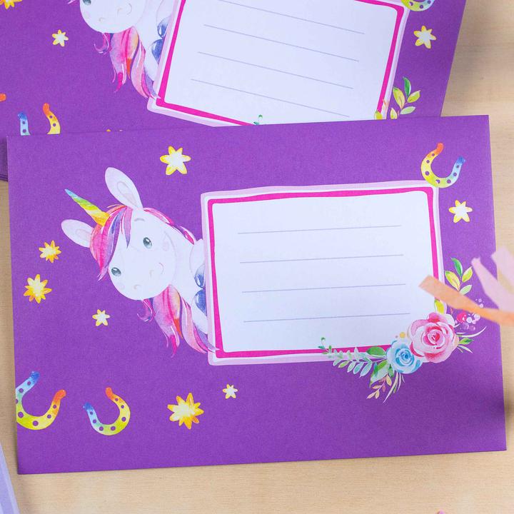Image du produit Papierdrachen Bloc-notes - Licorne - Set 2 (A4)