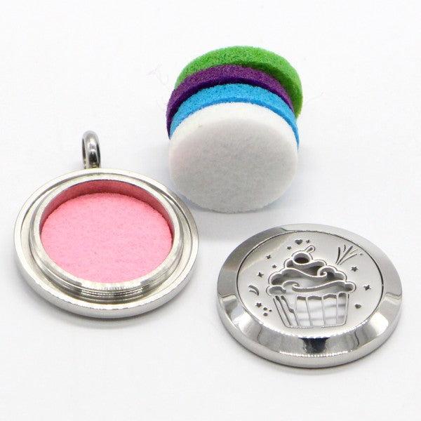 Produktbild Zen Arôme Duft-Schmuck Halskette mit Anhänger No.55 für Ätherisches Öl, Parfum (Edelstahl, Leder)