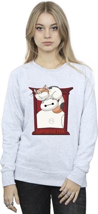 Actual product image Disney Womens/Ladies Big Hero 6 Baymax Frame Support Sweatshirt (M)