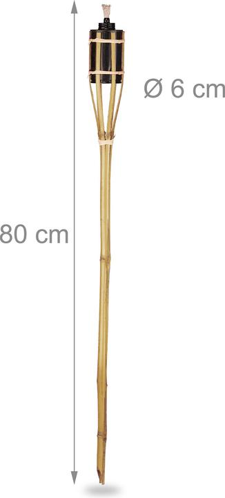 Actual product image Relaxdays 10x Garden Torch