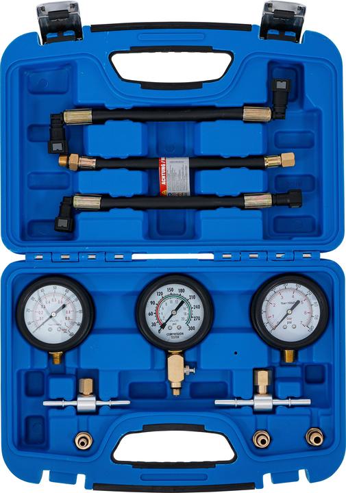 Actual product image BGS Fuel and compression pressure tester set | for motorbikes | 11 pcs.