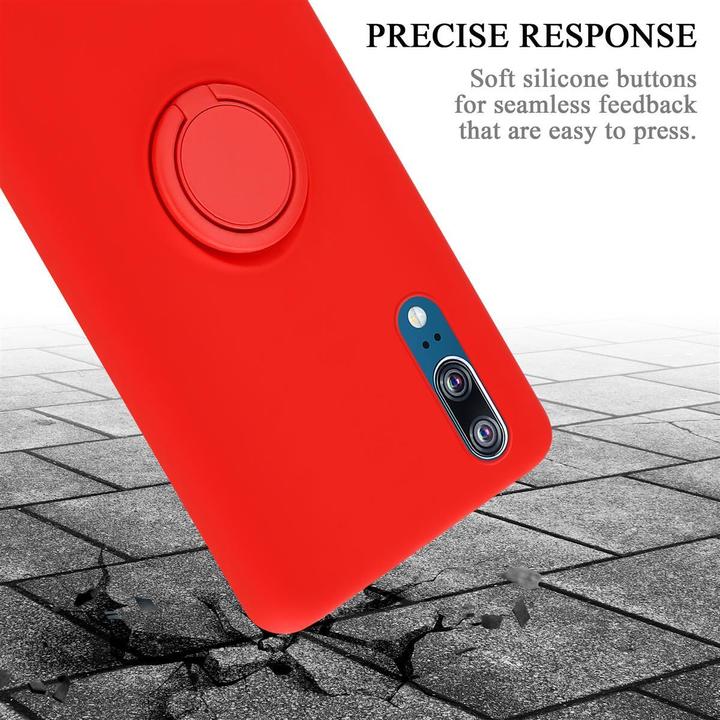Productafbeelding Cadorabo TPU Vloeibare Ring Silicone Hoesje (Cubot P20)