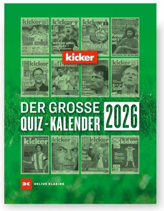 Produktbild Der grosse kicker Quiz-Kalender 2026 (Deutsch)