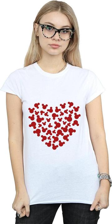 Image du produit Disney - T-shirt MICKEY MOUSE HEART SILHOUETTE - Femme (XL)