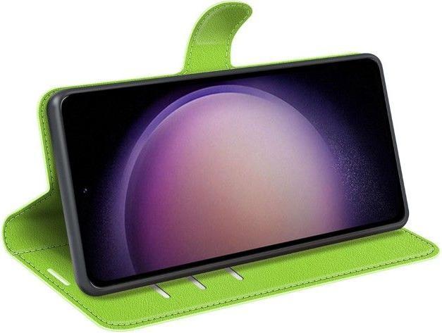 Actual product image MU Classic Litchi Leather Bookcover Series (Samsung Galaxy S23 FE)