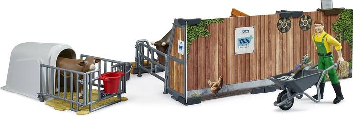 Image du produit Bruder Étable avec vache et veau
