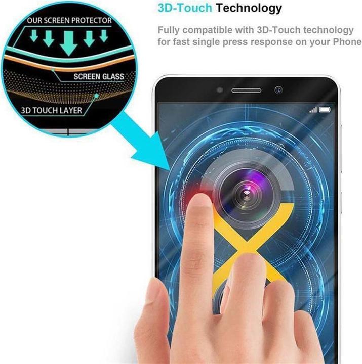 Actual product image Cadorabo Full screen display protection glass (1 Piece, Fee 6X, Mate 9 Lite)
