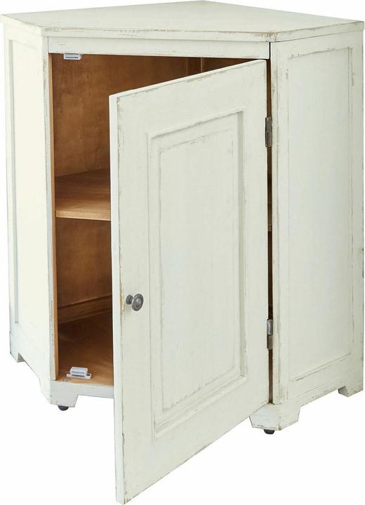 Actual product image Loberon Yurielka corner chest of drawers antique white