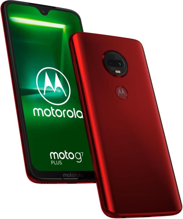 Actual product image Motorola Moto G7 Plus (64 GB, Red, 6.20", Dual SIM + SD, 16 Mpx, 4G)