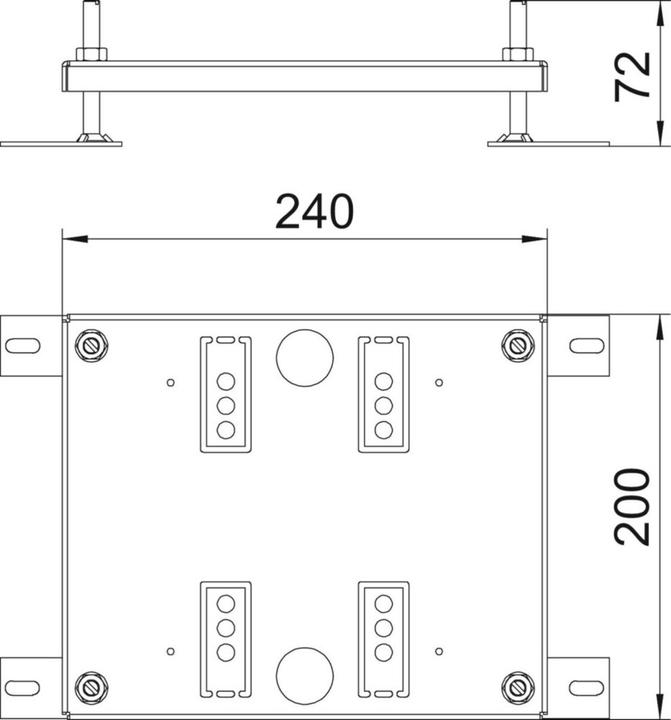 Immagine prodotto OBO Bettermann OBO HE60 UDHOME4 estensione in altezza per UDHome4 fascia 240x200x15 (Vari)