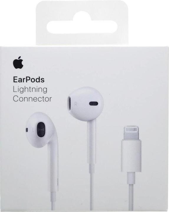 Produktbild - MWTY3ZM/A Apple EarPods Lightning Audio Stereo HF White (ANC, Kabelgebunden)