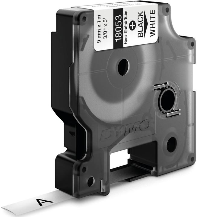 Actual product image Dymo Rhino 18053 Schrumpfschlauch (0.90 cm, Black, White)