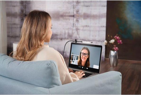 Image du produit Hama Lumière pour ordinateur portable, avec 7 LED, 3 modes de couleur, capteur tactile