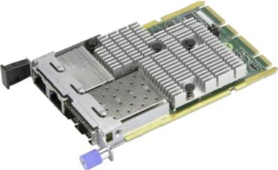 Immagine prodotto Supermicro Scheda di interfaccia AOC-AH25G-M2S2TM/Adattatore QSFP28 integrato (RJ45)