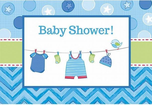 Immagine prodotto Amscan 8 Biglietti d'invito per Baby Shower Boy (6 pz.)