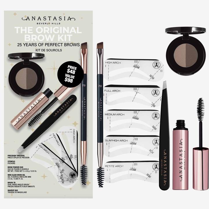 Anastasia Beverly Hills OG Brow Kit - Marrone scuro (Dark Brown)