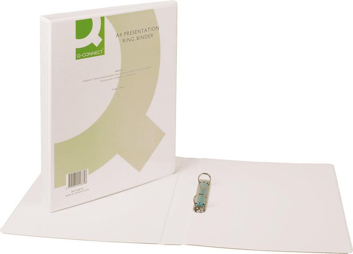Q-Connect Raccoglitore ad anello di presentazione con tasca (A4, 51 mm, 1 Pezzo/i)