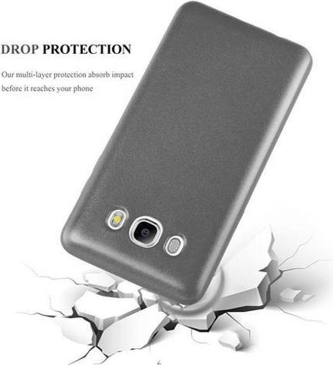 Actual product image Cadorabo TPU Matt Metallic Cover (Samsung Galaxy J5 (2016))